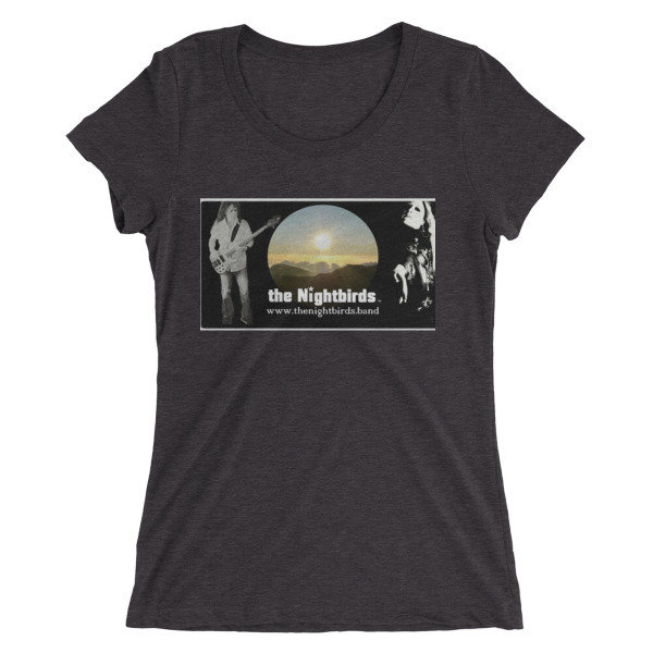 the Nightbirds PIECES Cover Art Themed Ladies' short sleeve t-shirt