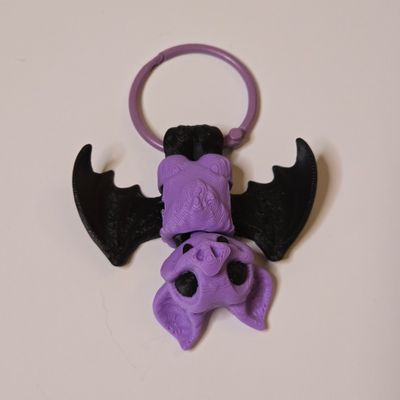 Vampire Bat Fidget Keychain