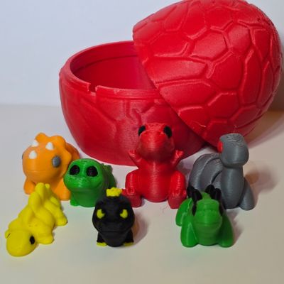 Dinosaur Fidget Set With Egg
