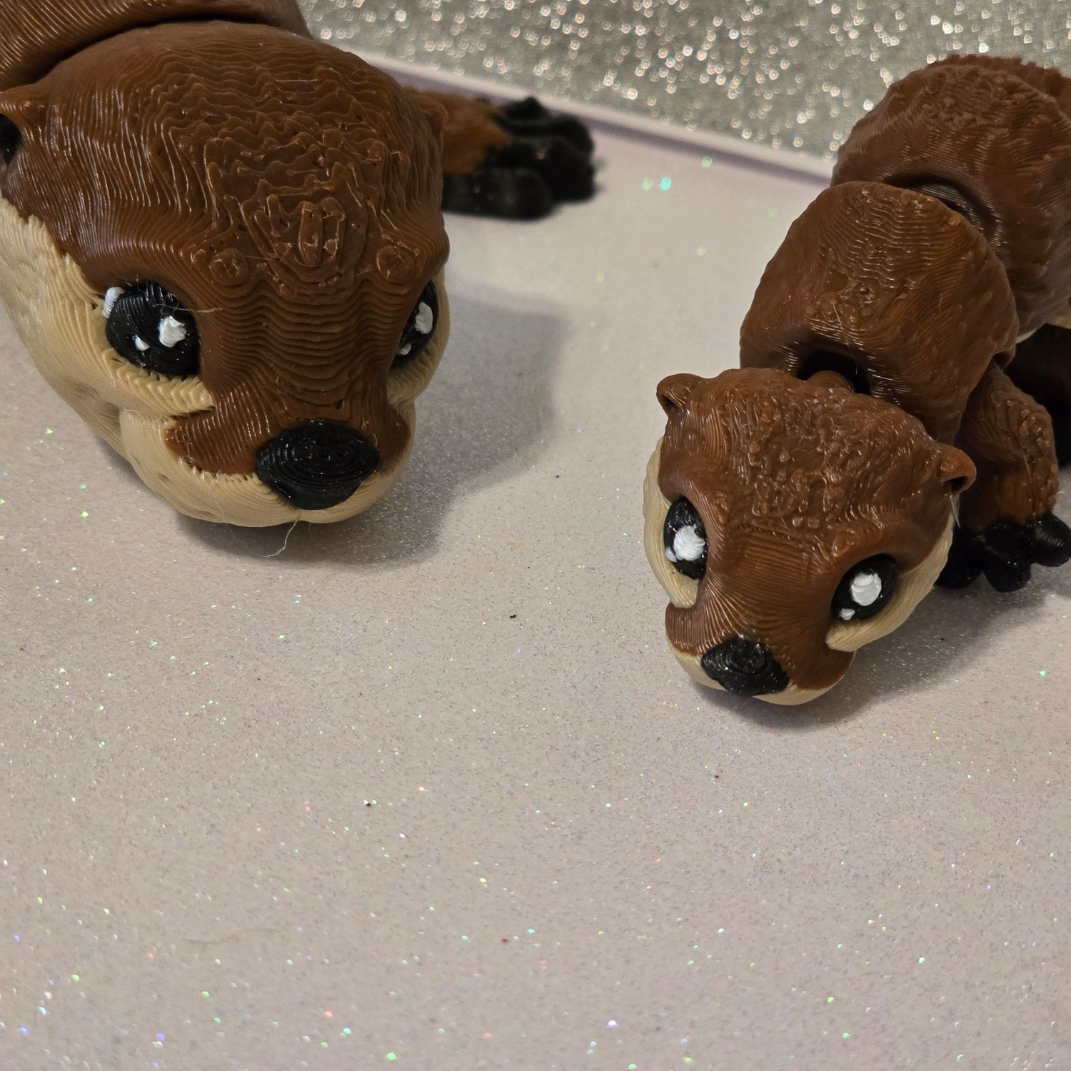 Otter parent and child set