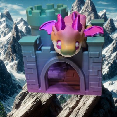 Dragon and Castle Fidget Set