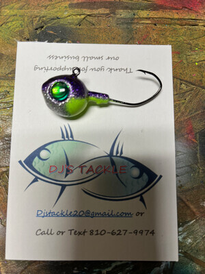 Walleye Jigs 3/4 oz 2 pack