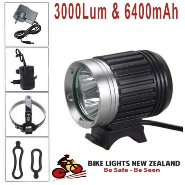 3000 Lumens Bike Light Full Set