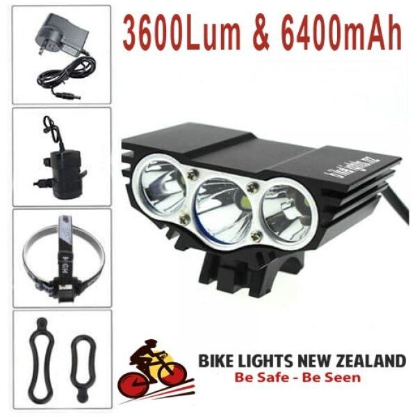 3600 Lumens Bike Light Full Set