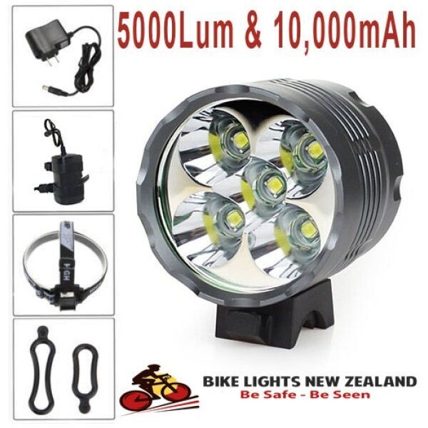 5000 Lumens Bike Light Full Set