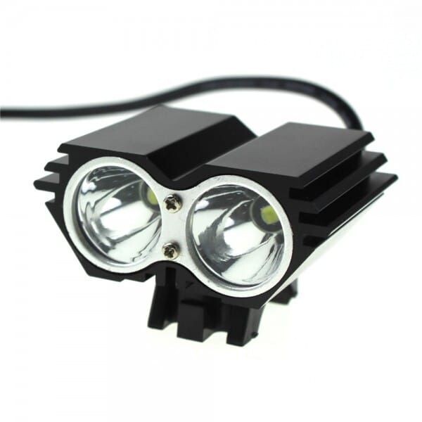 Bicycle Headlight CREE XM-L T6 Light 2400 Lumens Twin