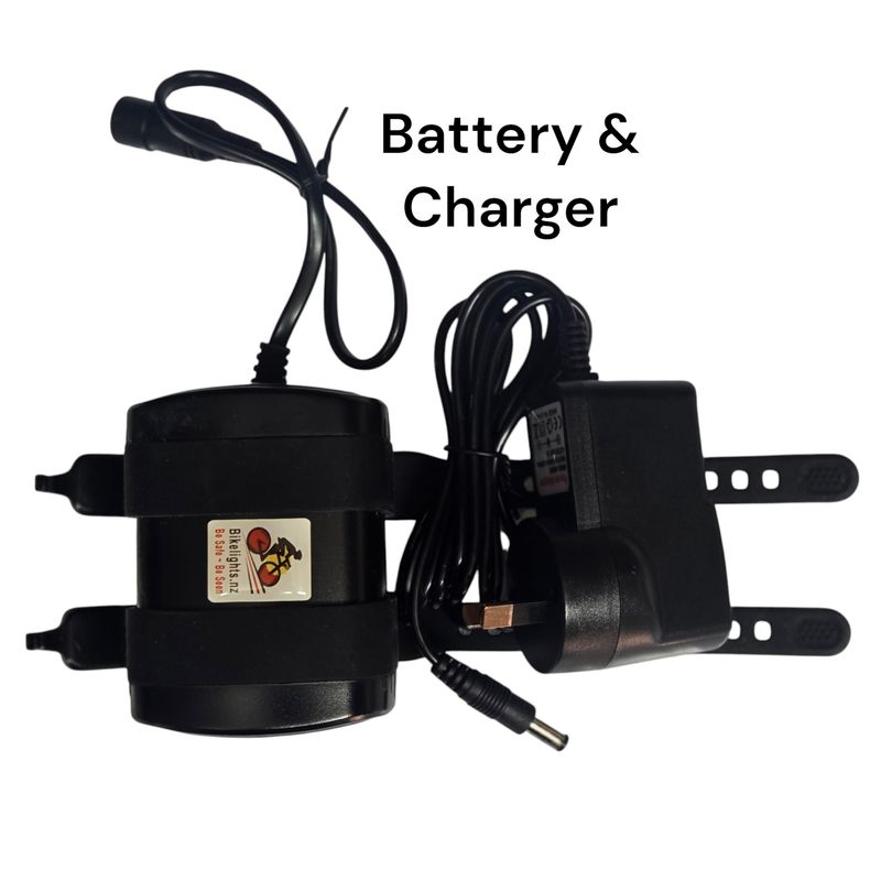 bike lights battery and charger