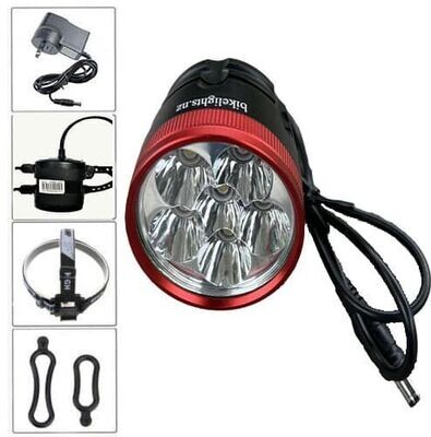 6000Lums Cree Bike Light Full Set 6000Lums Cree Bike Light Full Set