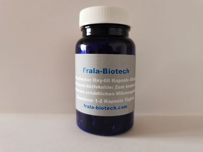 Parasitenkur Oxy-66 Kapseln Mit Hawai-Aktivkohle
