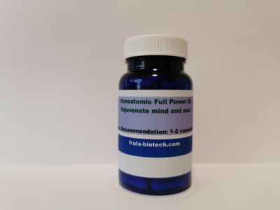 Monoatomic Full Power 30 Cápsulas para Rejuvenescer a Mente e a Alma