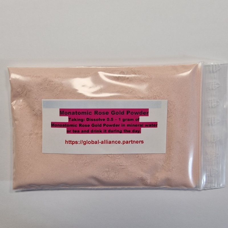 Monoatomic Rose Gold Powder