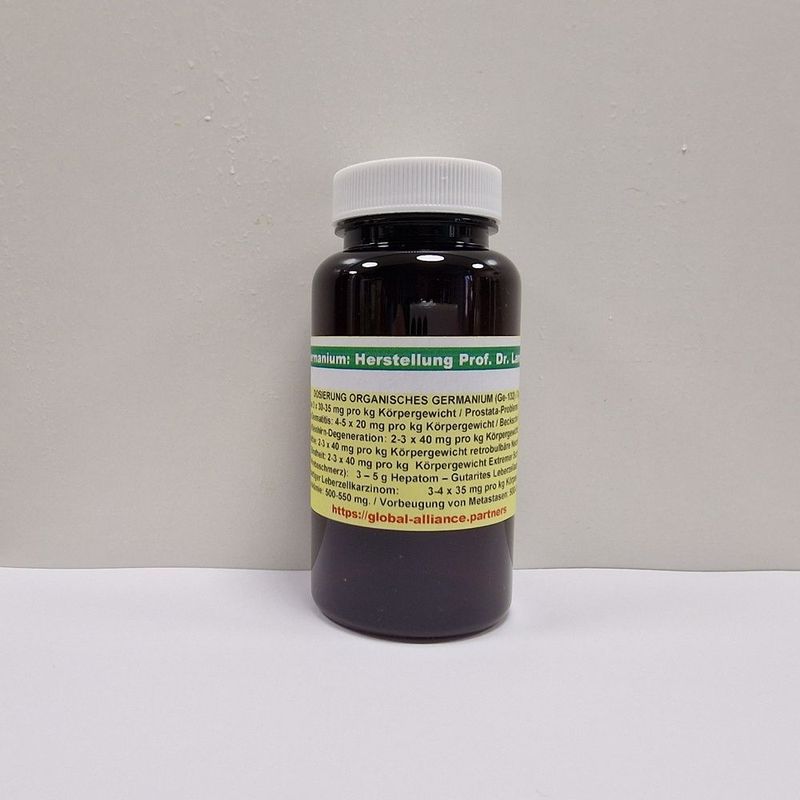 Organic Germanium Production Prof. Dr. Frank Lampe