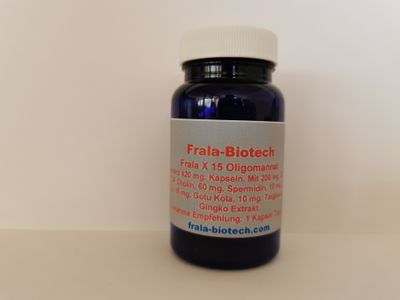 Frala X 15 Oligomannat  gegen Demenz Mit 200 mg. Oligomannat