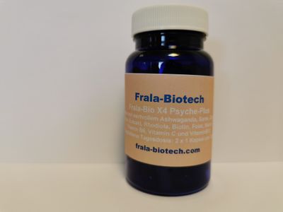 Frala-Bio X4 Psyche-Plus Capsules are a high-quality 420 mg formula developed in Japan.