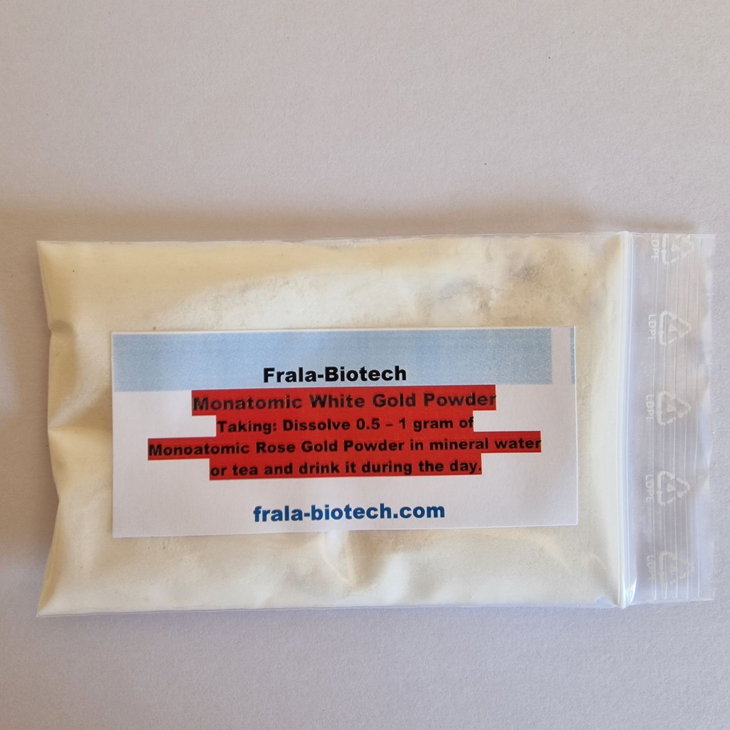 Monoatomic gold, white gold powder, Ormus