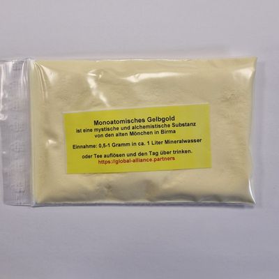 Monoatomisches Gold Yellow Gold Powder