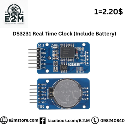 DS3231 Real Time Clock (Include Battery)