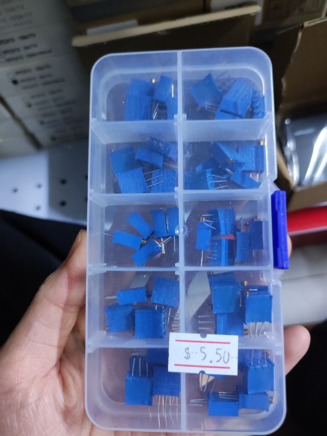 Potentiometer box