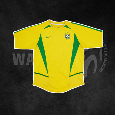 Brazil 2002 World Cup Home Retro Kit