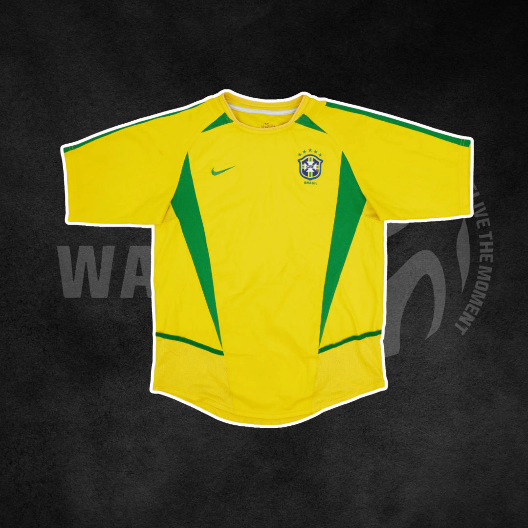 Brazil 2002 World Cup Home Retro Kit