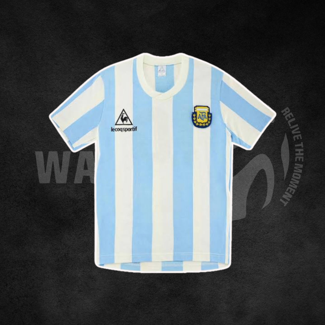 Argentina 1986 World Cup Home Retro Kit