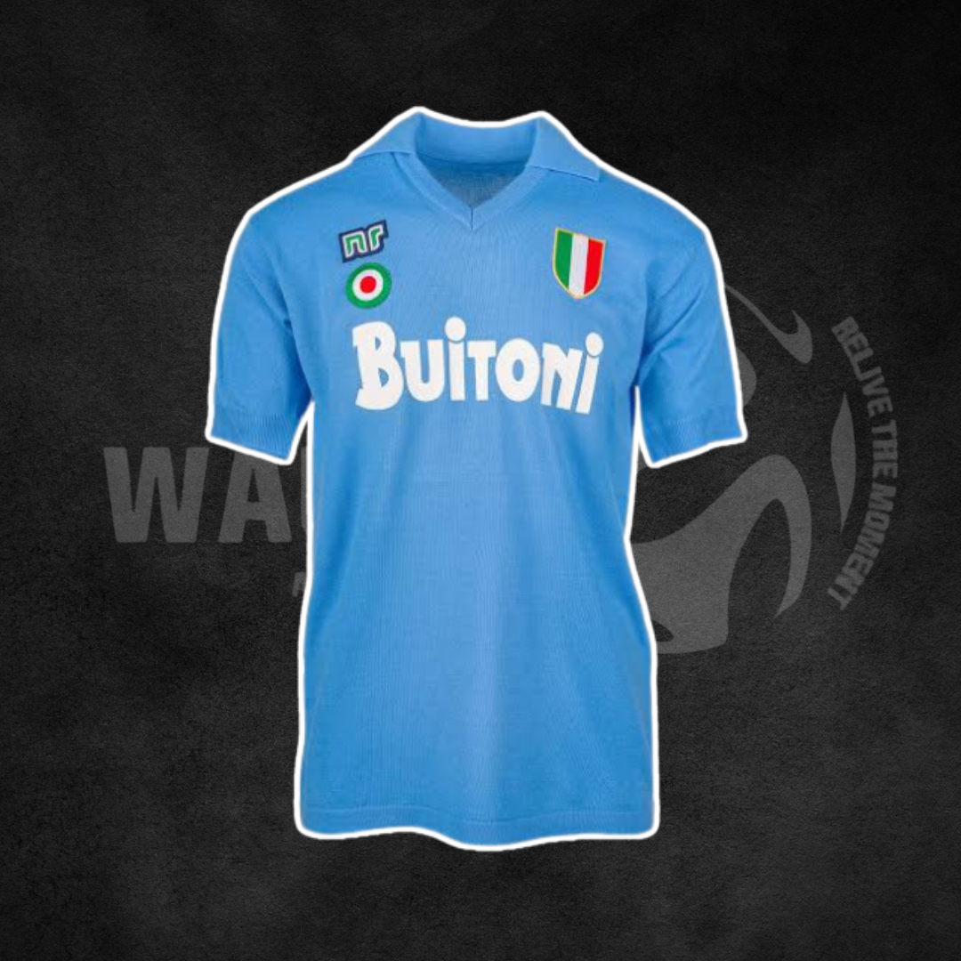SSC Napoli 1987/88 Home Retro Kit