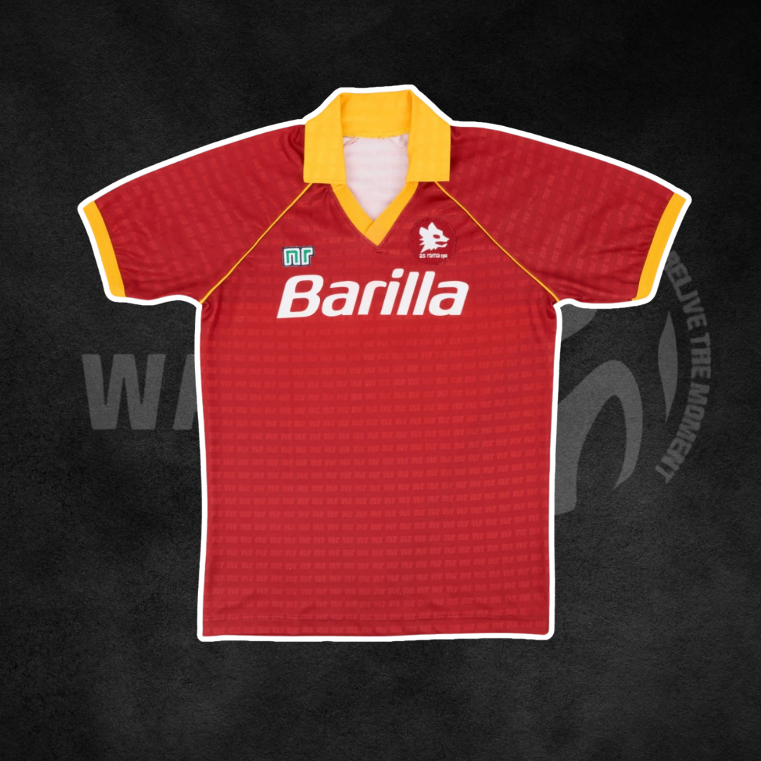 AS Roma 1990/91 Home Retro Kit