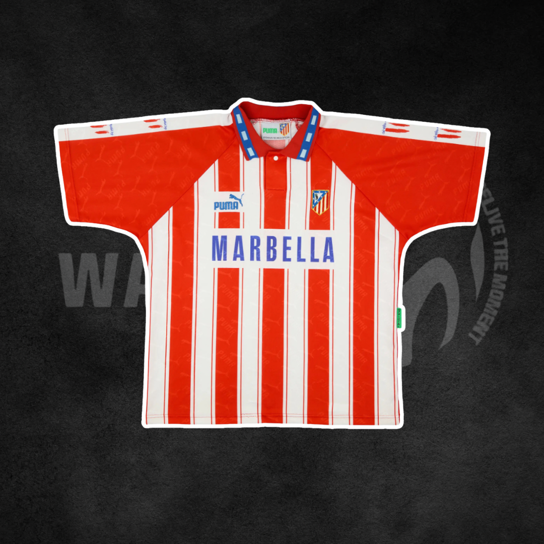 Atletico Madrid 1994/95 Home Retro Kit