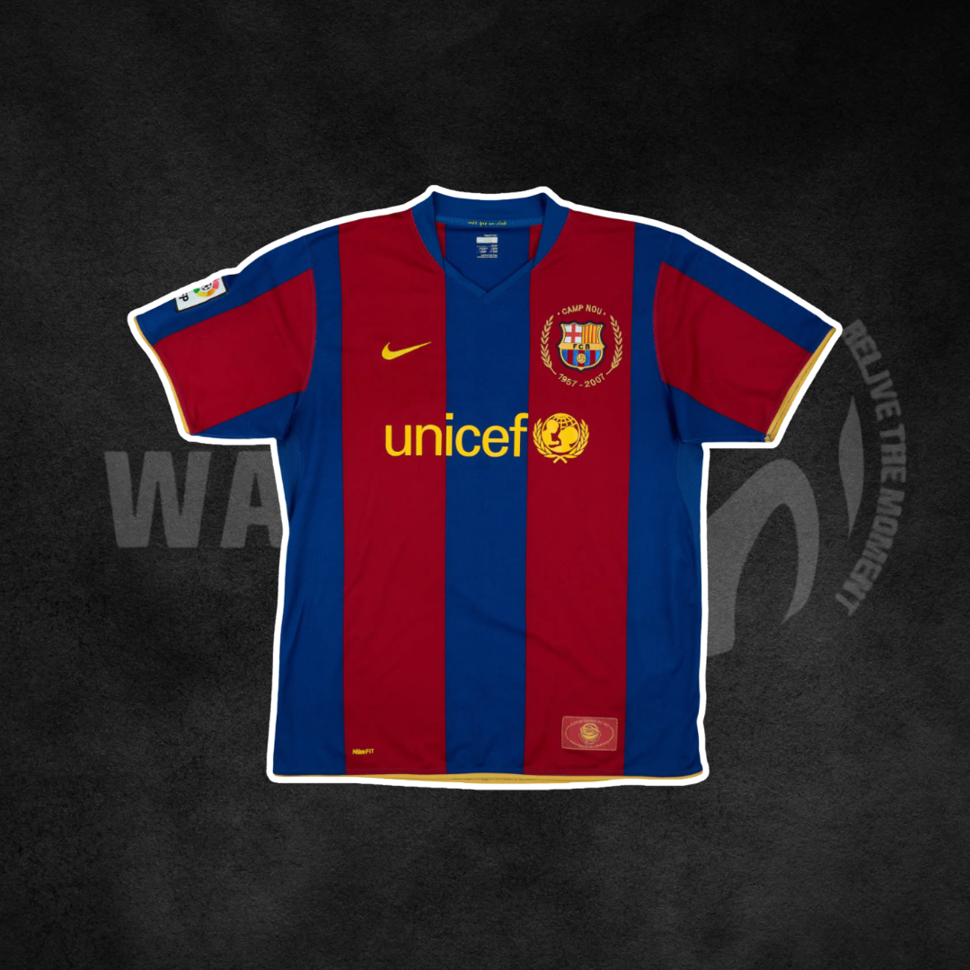 FC Barcelona 2007/08 Home Retro Kit