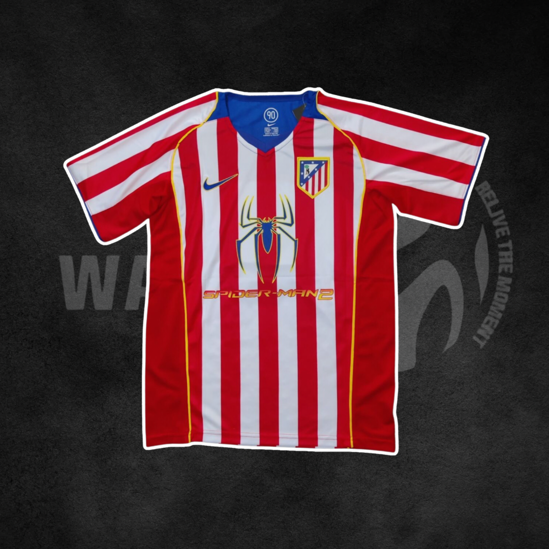 Atletico Madrid 2004/05 Home Retro Kit