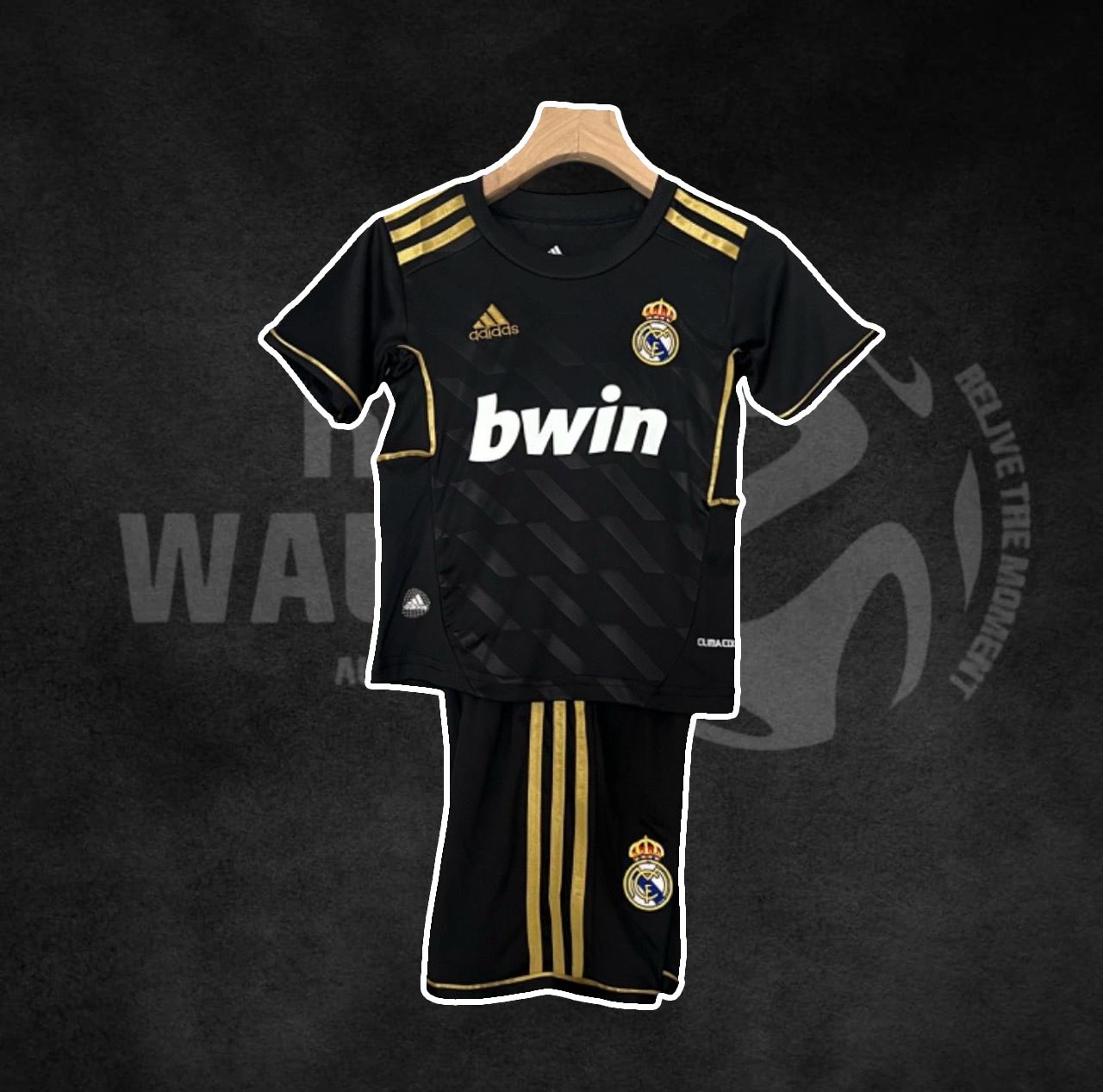 Real Madrid 2011/12 Away Retro Kids Kit