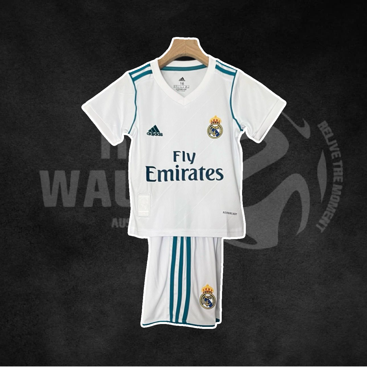 Real Madrid 2016/17 Home Retro Kids Kit