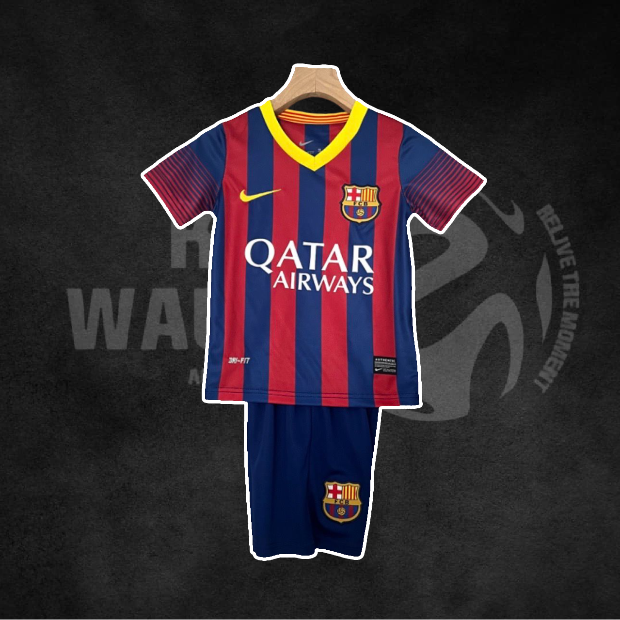 FC Barcelona 2013/14 Home Retro Kids Kit