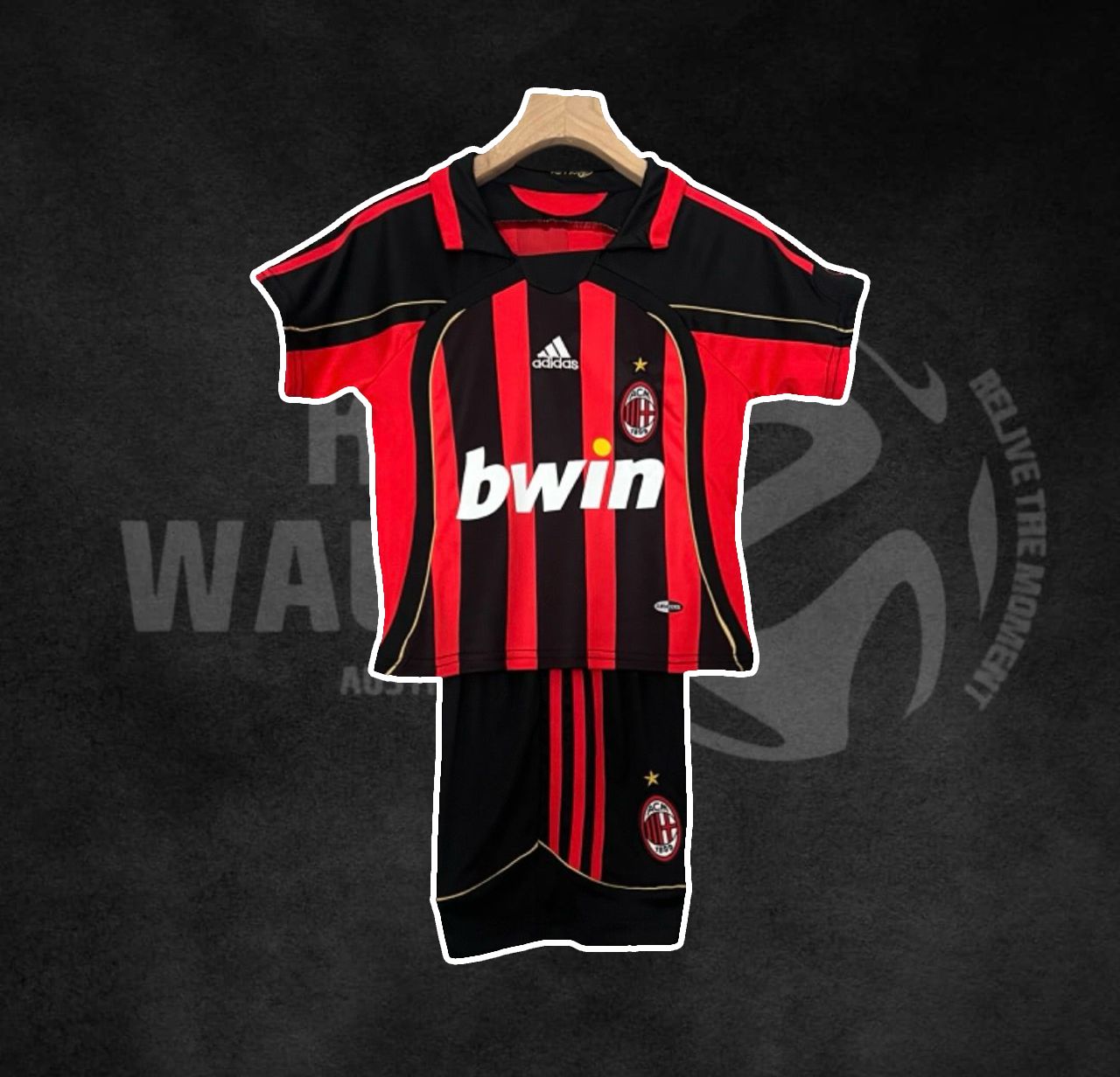 AC Milan 2006/07 Home Retro Kids Kit