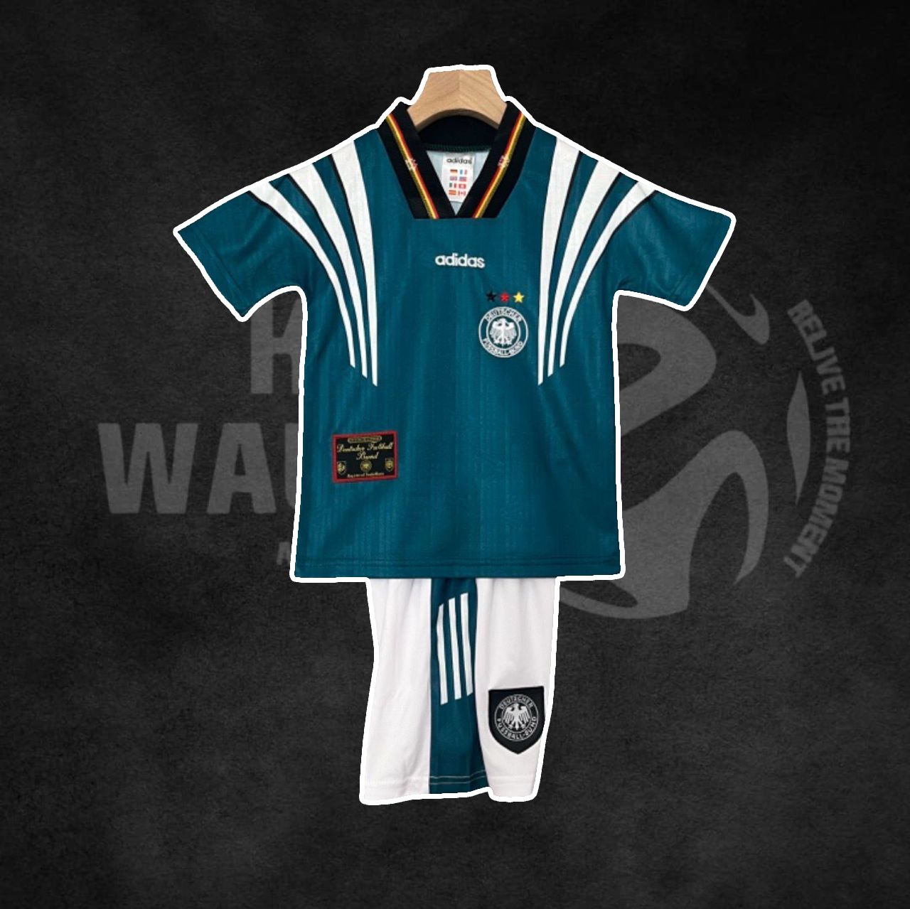 Germany 1996 EUROS Home Retro Kit Kids