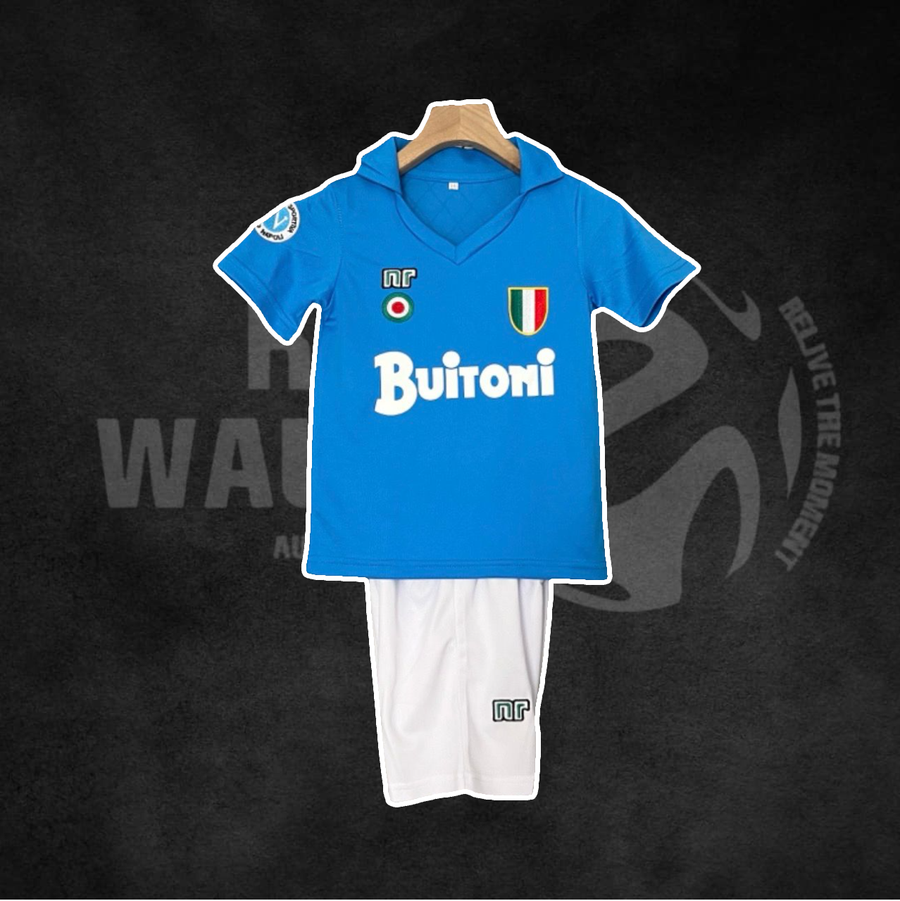 SC Napoli 1987/88 Home Retro Kids Kit