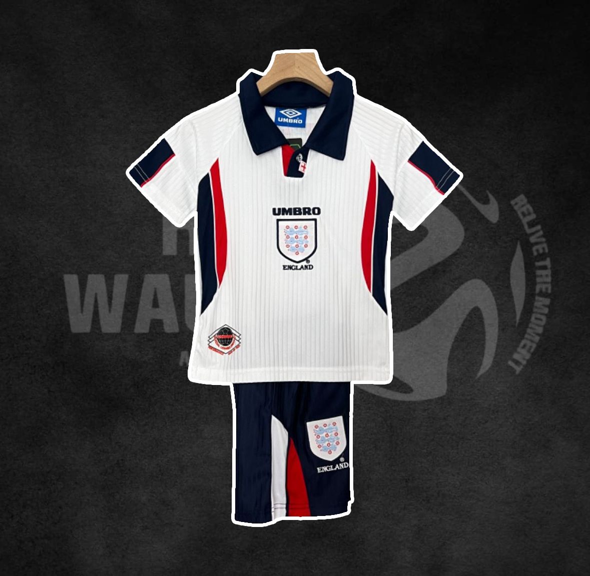 England 1998 World Cup Retro Kids Set