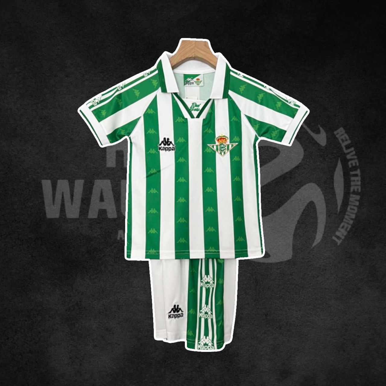 Real Betis 1995/97 Home Retro Kids Kit