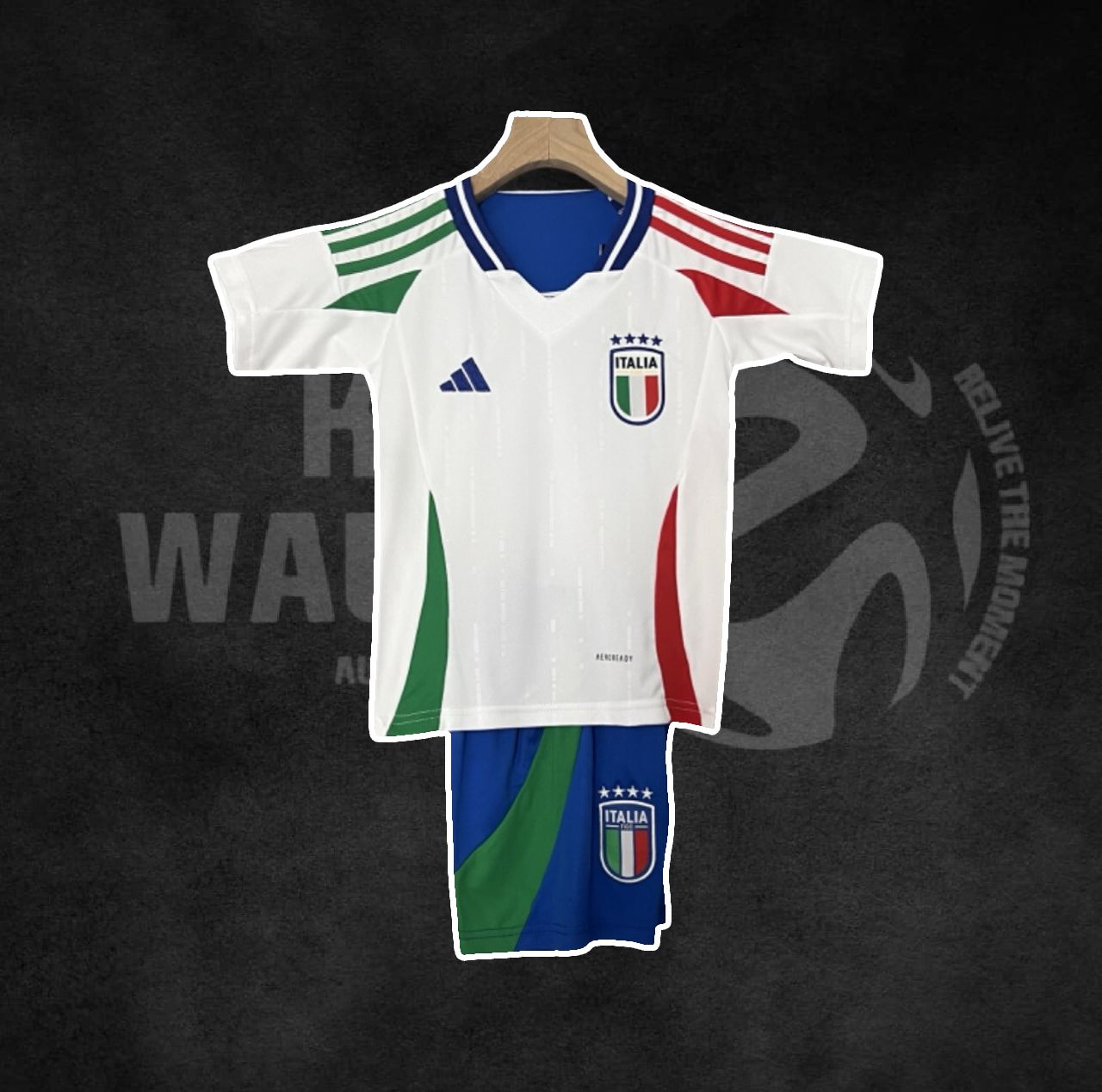 Italy EUROS 2024 Kids Away Kit