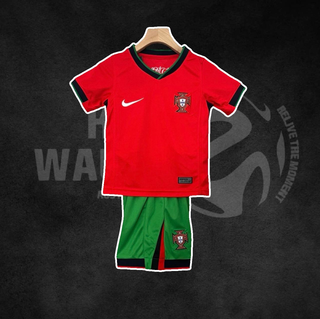 Portugal EUROS 2024 Home Kit Kids