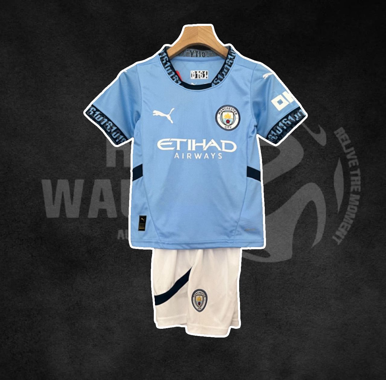 Manchester City 2024/25 Home Kids Kit