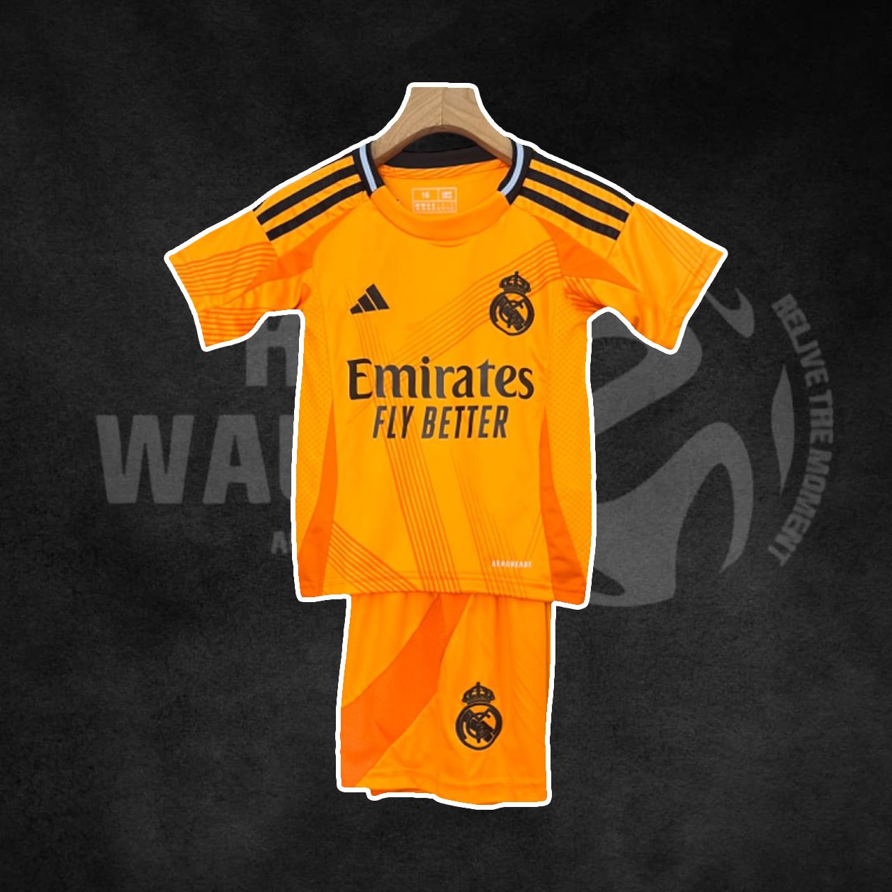 Real Madrid 2024/25 Away Kids Kit