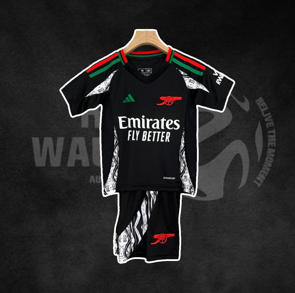 Arsenal FC 2024/25 Away Kids Kit