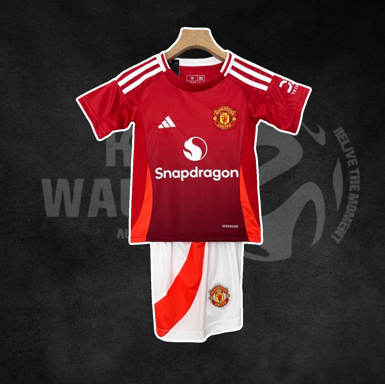 Manchester United 2024/25 Home Kids Kit