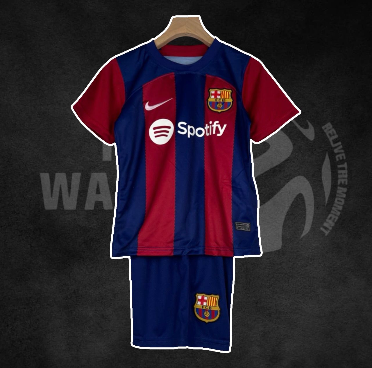 FC Barcelona 2023/24 Home Kids Kit