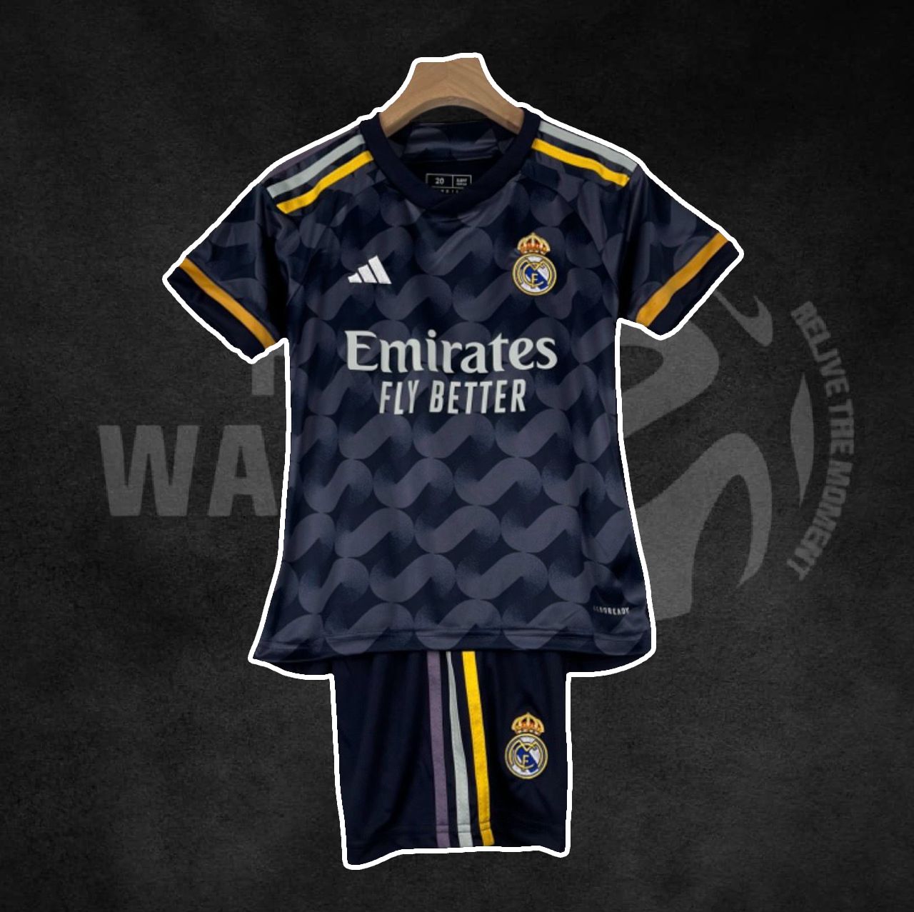 Real Madrid 2023/24 Away Kids Kit
