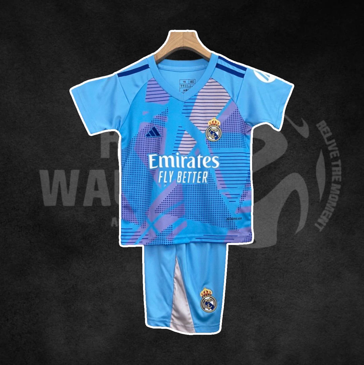 Real Madrid 2024/25 Goalkeeper Kids Kit