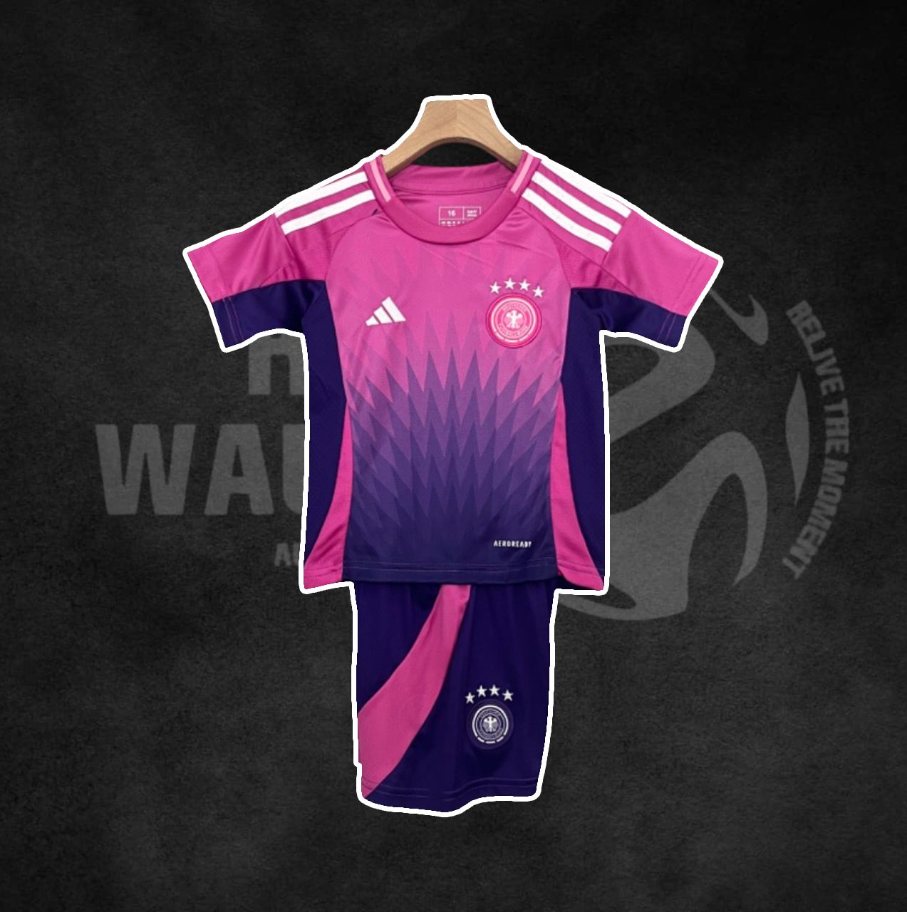 Germany EUROS 2024 Away Kids Kit