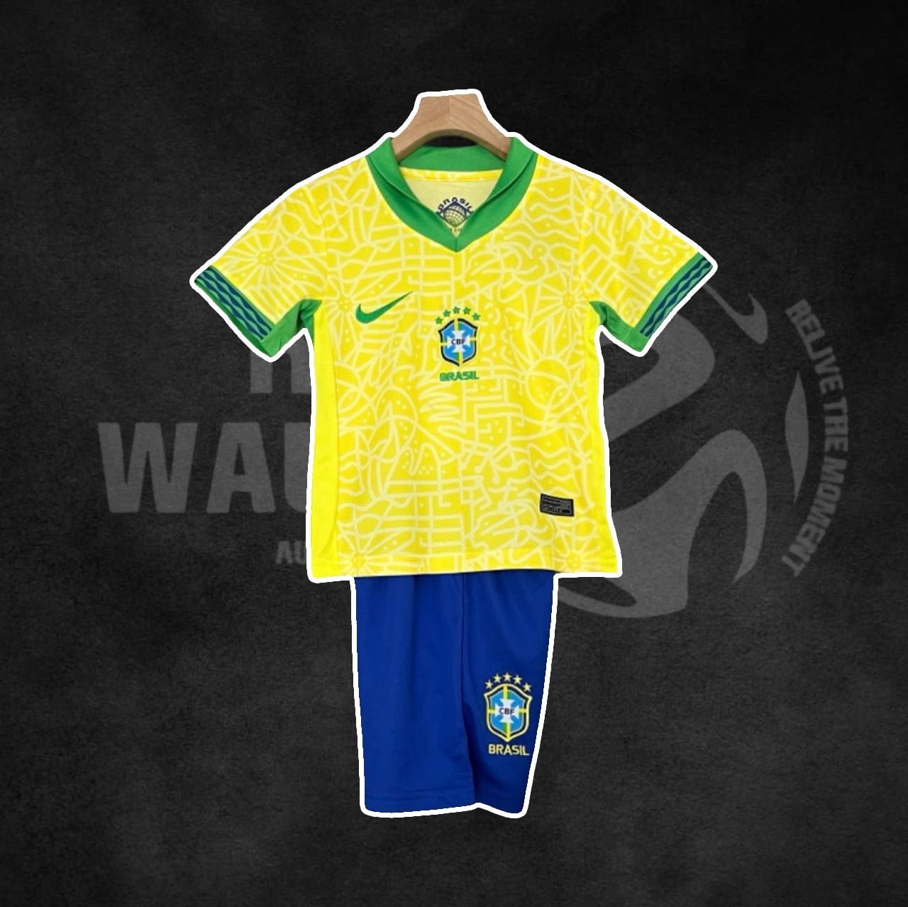 Brazil COPA AMERICA 2024 Home Kids Kit
