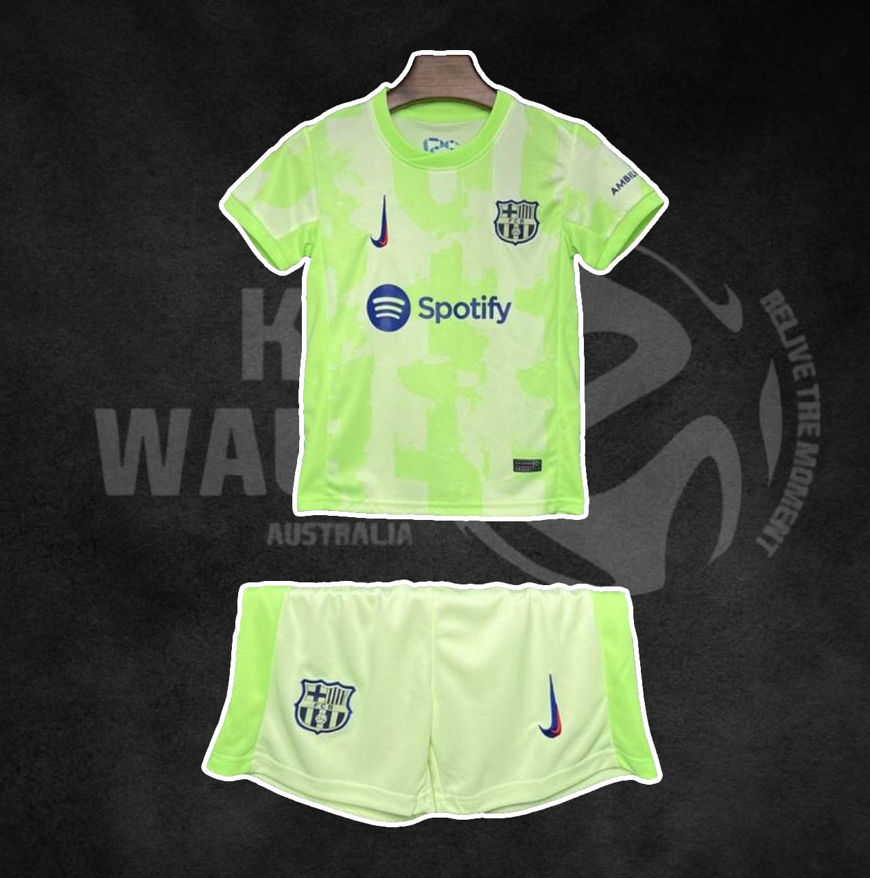 FC Barcelona 2024/25 Third Kids Kit
